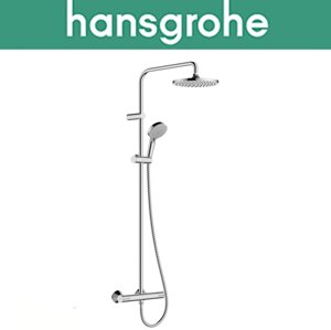 Душова система з термостатом Hansgrohe (art 26089000) Vernis Blend Showerpipe 200 1jet EcoSmart, Хром