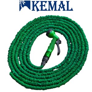 Шланг розтяжний для поливу Kemal Magic Hose Green 1/2, 10-30м