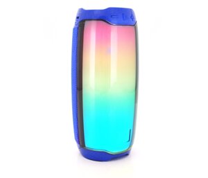 Портативна колонка Bluetooth динамік PULSE 4 LED, 10W, 4000mAh, дистанція-10m, Blue, Corton BOX