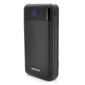 Повербанк Power bank ProTech-B06 30000mAh, 2USB, White/Black,600g), Blister