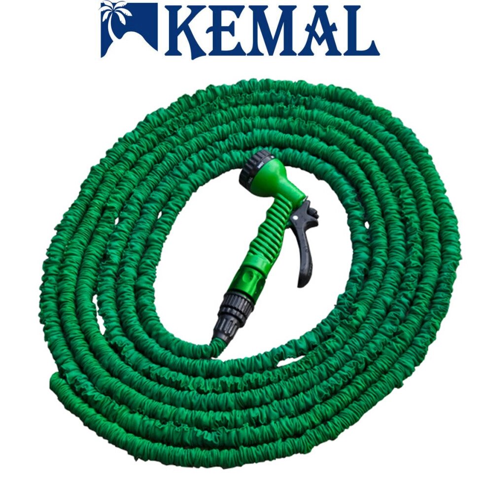 Шланг розтяжний для поливу Kemal Magic Hose Green 1/2, 10-30м від компанії Модна Хата - фото 1