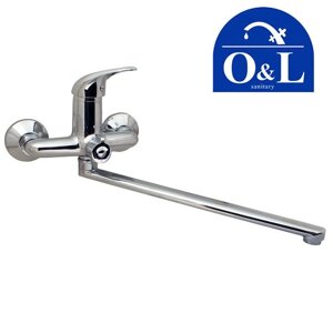 Змішувач для ванни довгий ніс O & L OL Euro Product EURO (Chr-006)