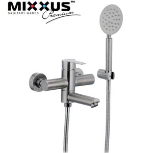 Змішувач для ванни Короткий нос Mixxus Dax Euro (CHR-009), Польща (нержавіюча сталь)