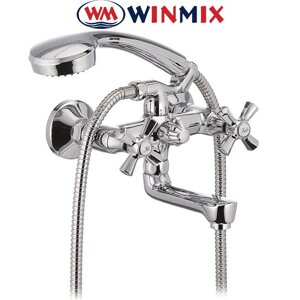 Змішувач для ванни короткий ніс Winmix Premium Retro Euro (Chr-142)