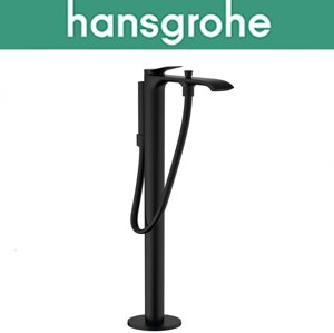 Змішувач для ванни Hansgrohe (art 75445670) Vivenis для донного клапана чорний мат