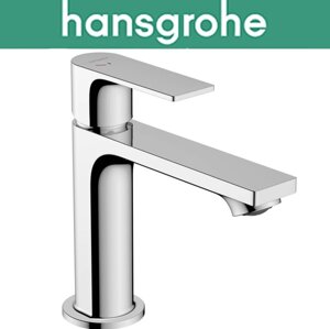 Змішувач Hansgrohe (art 72589000) для раковини одноважільний зі зливною гарнітурою, Rebris E 110 Coolstart ecosmart,