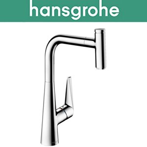 Змішувач Hansgrohe (art 72821000) для кухні одноважільний, з висувним виливом TALIS Select S 300