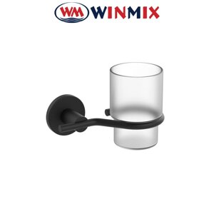 Склянка одинарна настінна Winmix Delux M1306A Black