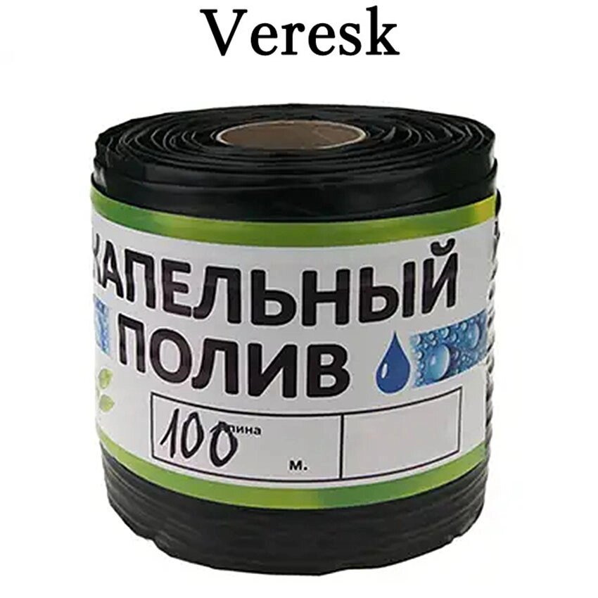 Стрічка для краплинного поливу щілинна Veresk 1618/10 (100м) від компанії Модна Хата - фото 1