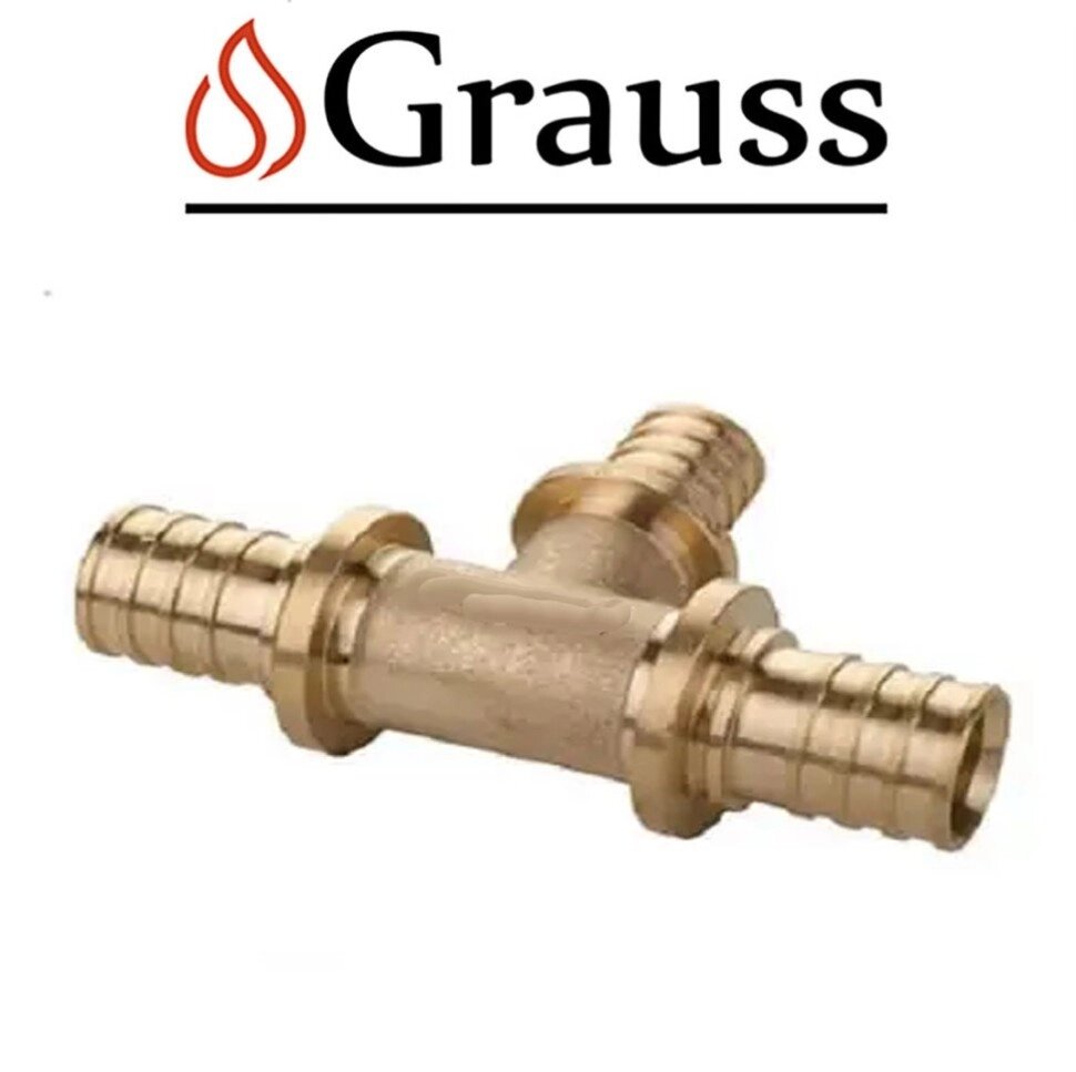 Трійник перехідної Grauss KA. T20-16-16 - 20(2.8mm) x 16(2.2mm) x 16(2.2mm), Чехія від компанії Модна Хата - фото 1