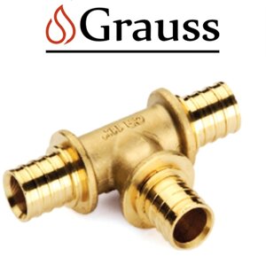 Трійник рівнопрохідний Grauss KA. T25 -25(3.5mm) x25(3.5mm) x 25(3.5mm), Чехія