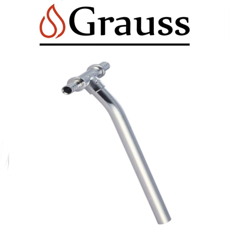 Трубка Т-подібна для підключення радіатора Grauss KA. D16-16-250 - 16(2.2mm) x 16(2.2mm) x 15-250mm, Чехія від компанії Модна Хата - фото 1