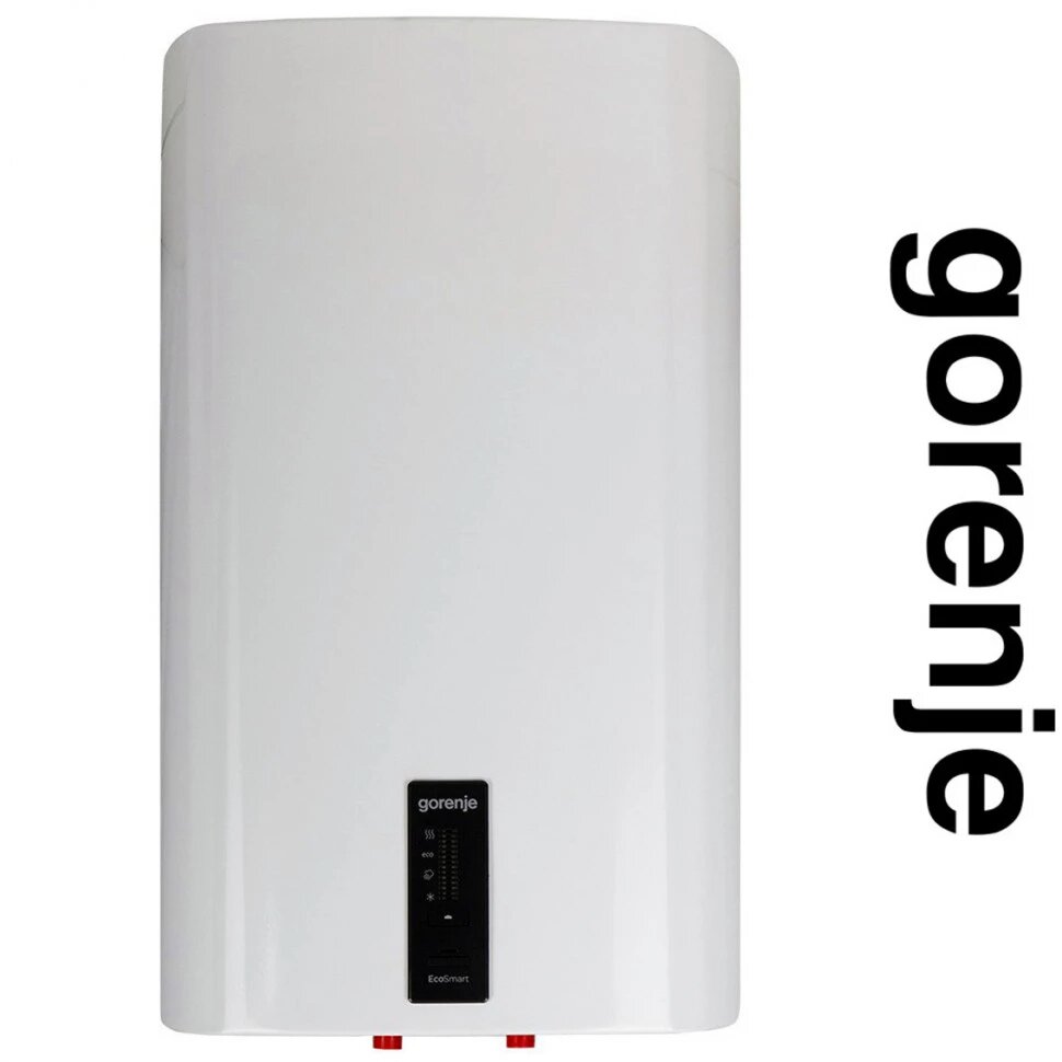 Водонагрівач настінний Gorenje OGBS 100 SM V/9 (сухий тен, квадратний, енергозбереження, кнопкове керування) від компанії Модна Хата - фото 1