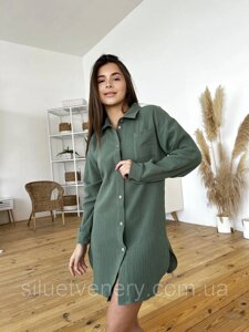 Муслінова жіноча сорочка Coconut зелений