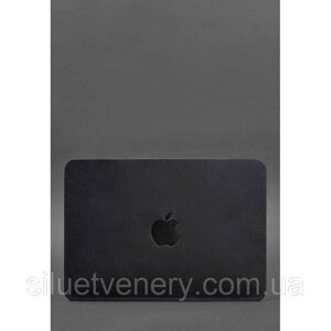 Чохол із натуральної шкіри для MacBook 13 дюйм Синій Crazy Horse