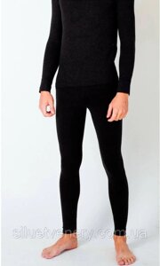 Термо штани чоловічі теплі з вовною Swam сірий Термобілизна чоловіча зимова L