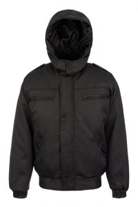 Куртка чорна утеплена укорочена мод. ОМОН охорона 44, 46 182-188