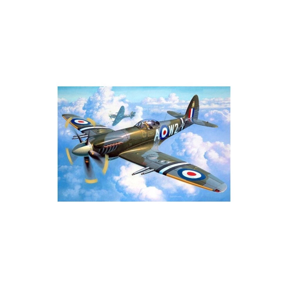 1/32 REVELL 04704 - Літак (1945р., Великобританія) Spitfire Mk-22/24 від компанії Хоббінет - збірні моделі - фото 1