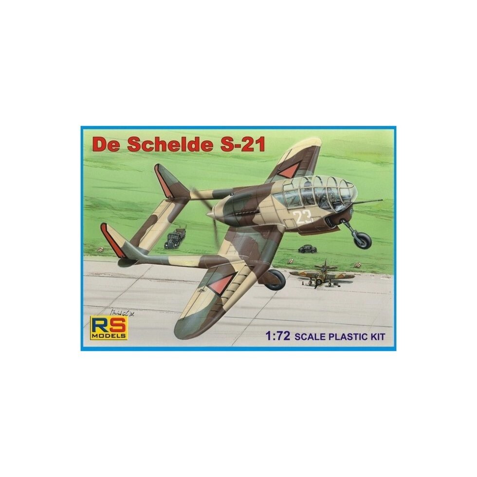 1/72 RS MODELS 92055 - DE SCHELDE S-21 від компанії Хоббінет - збірні моделі - фото 1