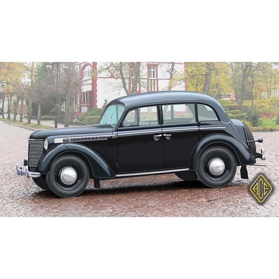 1 938 OLYMPIA 4 DOOR SALOON. 1/72 ACE 72518 від компанії Хоббінет - збірні моделі - фото 1