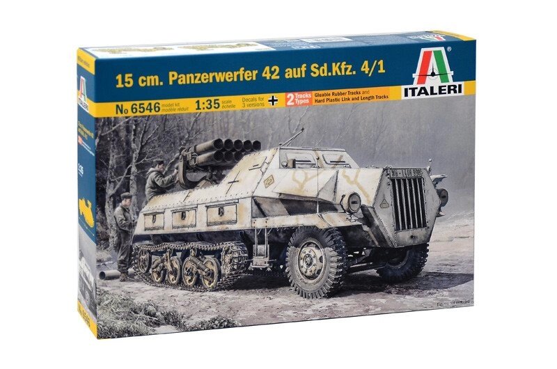 15 Cm. PANZERWERFER 42 AUF SD.KFZ. 4/1. 1/35 ITALERI 6546 від компанії Хоббінет - збірні моделі - фото 1