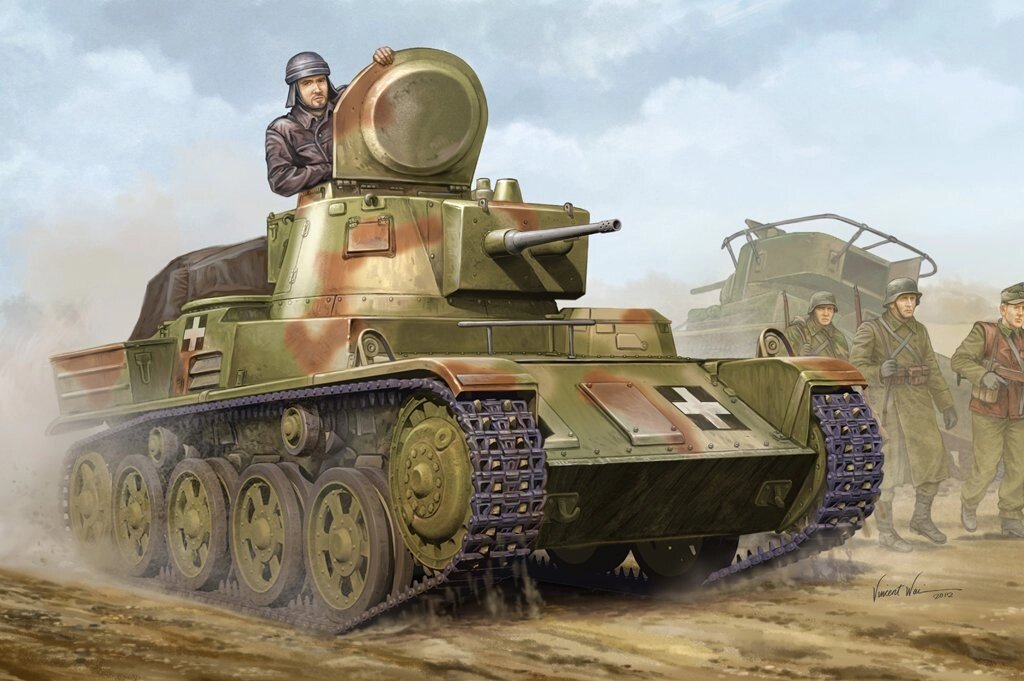 38M Toldi II (B40). Збірна модель угорського легкого танка. 1/35 HOBBY BOSS 82478 від компанії Хоббінет - збірні моделі - фото 1