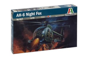 AH-6 Night Fox. Збірна модель вертольота в масштабі 1/72. ITALERI 017