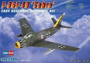 American F-86F-40 "Sabre" Fighter. Збірна пластикова модель. 1/72 HOBBY BOSS 80259