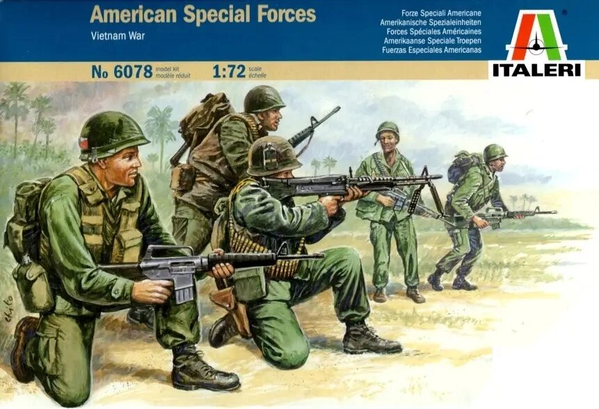 Американський спецназ, війна у В'єтнамі. ITALERI 6078 від компанії Хоббінет - збірні моделі - фото 1