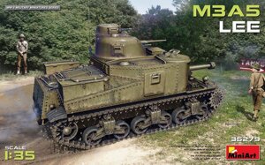 Американський середній танк M3A5 Lee. Збірна модель танка в масштабі 1/35. MINIART 35279