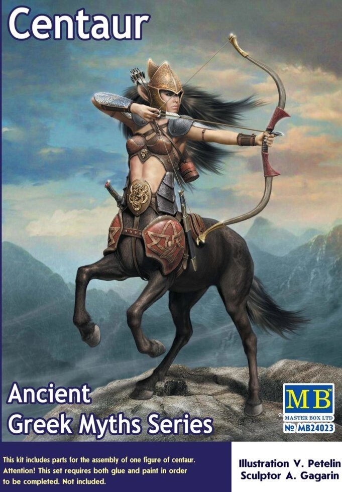 Ancient Greek Myths Series. Centaur. 1/24 MASTER BOX 24023 від компанії Хоббінет - збірні моделі - фото 1