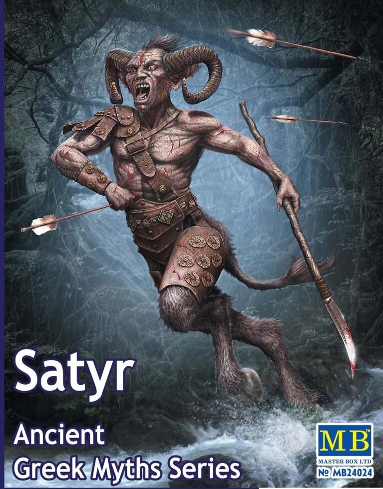 Ancient Greek Myths Series. Satyr. 1/24 MASTER BOX 24024 від компанії Хоббінет - збірні моделі - фото 1
