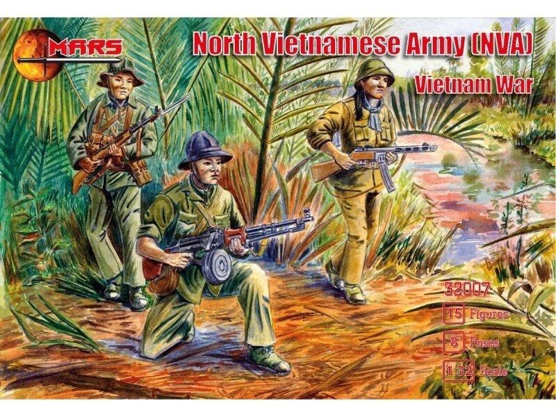 Армія північного В'єтнаму (NVA). 1/32 MARS 32007 від компанії Хоббінет - збірні моделі - фото 1