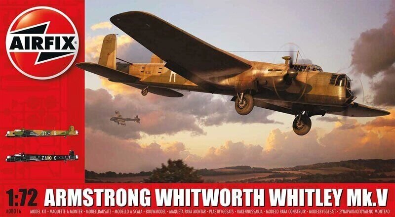 Armstrong Whitworth, Whitley Mk. V. 1/72 AIRFIX 08016 від компанії Хоббінет - збірні моделі - фото 1