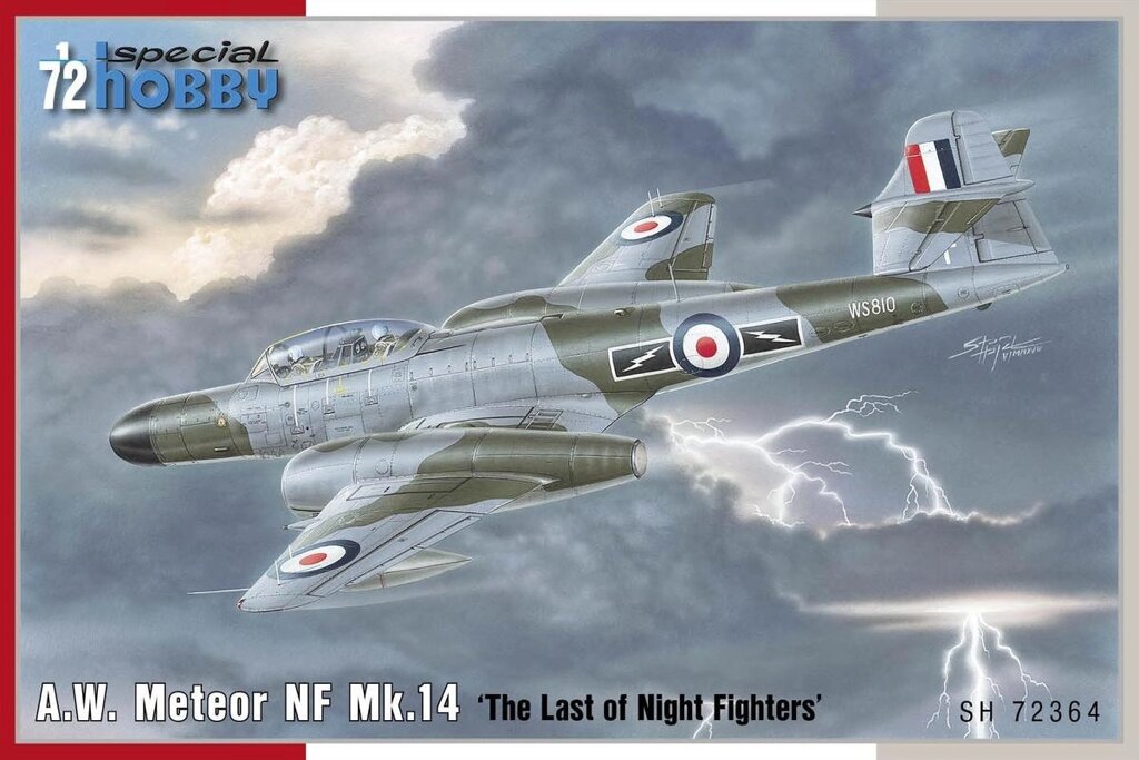 AW Meteor NF Mk.14 'The Last of Night Fighters. 1/72 SPECIAL HOBBY SH72364 від компанії Хоббінет - збірні моделі - фото 1