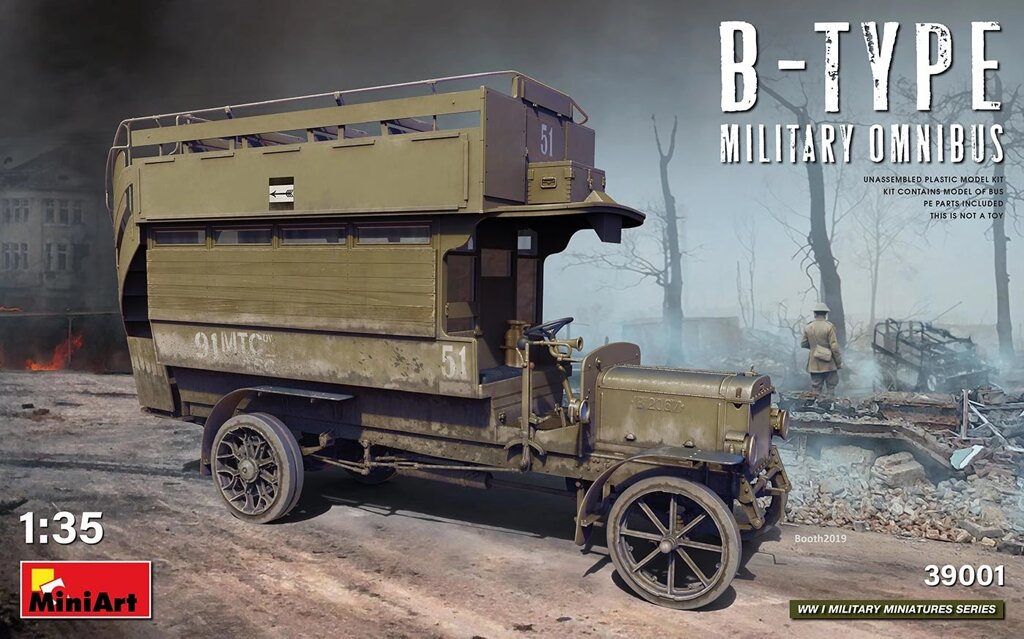 B-TYPE military Omnibus. Збірна модель. 1/35 MINIART 39001 від компанії Хоббінет - збірні моделі - фото 1