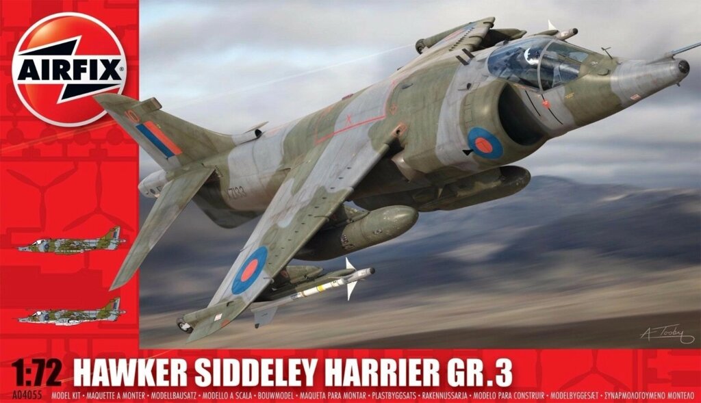 Bae Harrier GR3. 1/72 AIRFIX 04055 від компанії Хоббінет - збірні моделі - фото 1