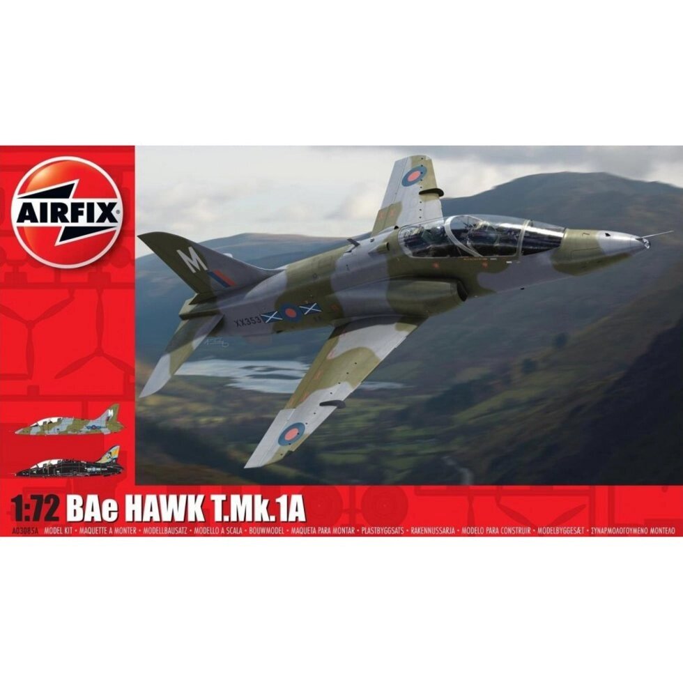 BAe Hawk T. Mk.1A. Збірна модель літака в масштабі 1/72. AIRFIX 03085 від компанії Хоббінет - збірні моделі - фото 1