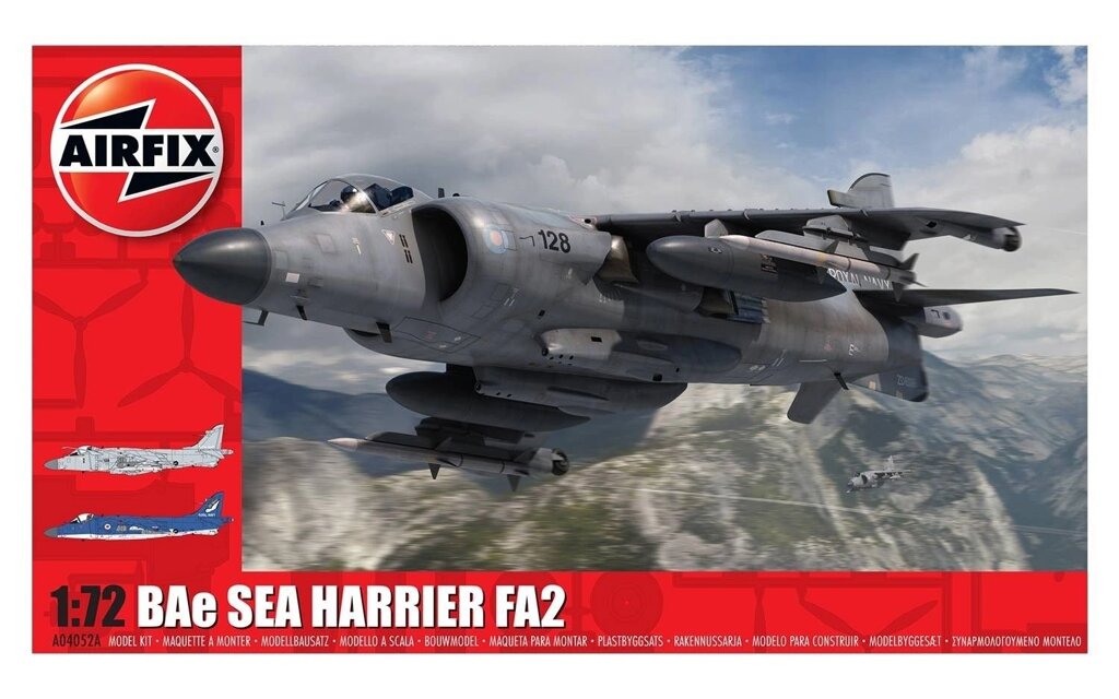 BAe Sea Harrier FA2. 1/72 AIRFIX 04052A від компанії Хоббінет - збірні моделі - фото 1