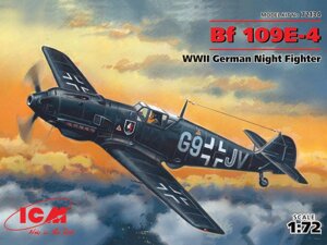 BF -109 E-4 Німецький нічний винищувач. 1/72 ICM 72134