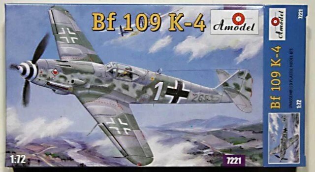 BF 109 K-4.1 / 72 AMODEL 7221 від компанії Хоббінет - збірні моделі - фото 1