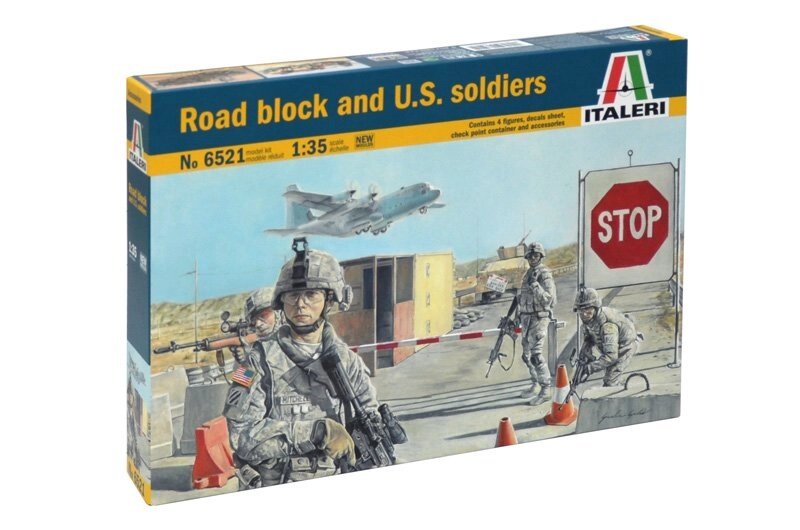 Блок-пост з американськими солдатами. 1/35 ITALERI 6521 від компанії Хоббінет - збірні моделі - фото 1