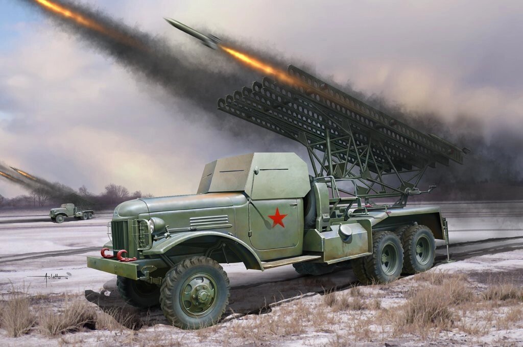БМ-13Н. Радянська бойова машина реактивної артилерії в масштабі 1/35. HOBBY BOSS 83846 від компанії Хоббінет - збірні моделі - фото 1