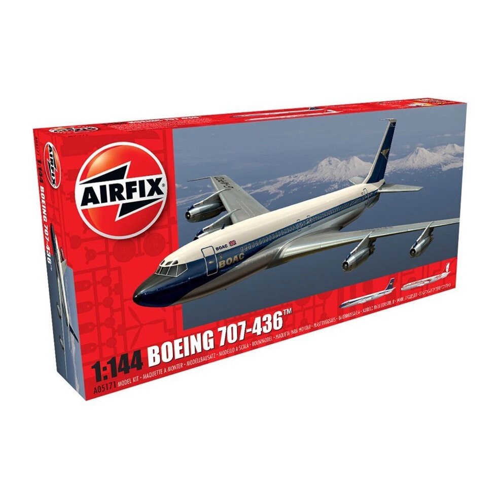 BOEING 707. 1/144 AIRFIX 05171 від компанії Хоббінет - збірні моделі - фото 1