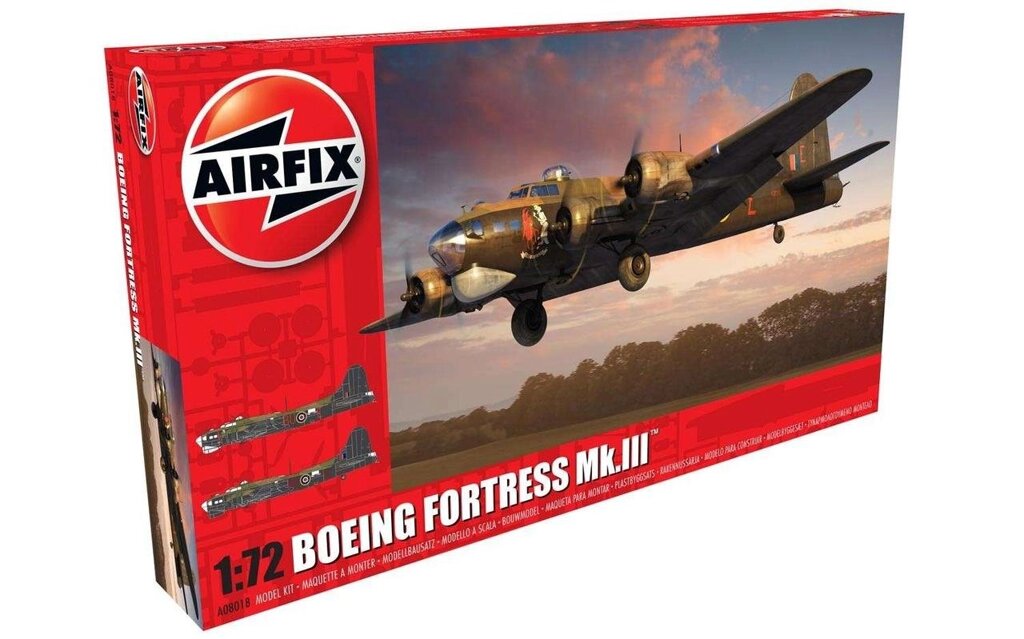 Boeing Fortress MK.III. 1/72 AIRFIX 08018 від компанії Хоббінет - збірні моделі - фото 1