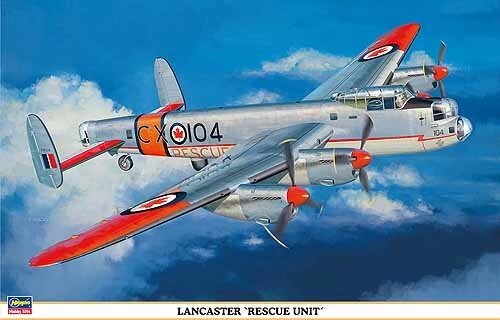 Бомбардувальник Авро 683 Ланкастер "Rescue Unit". Збірна модель в масштабі 1/72. HASEGAWA 00900 від компанії Хоббінет - збірні моделі - фото 1