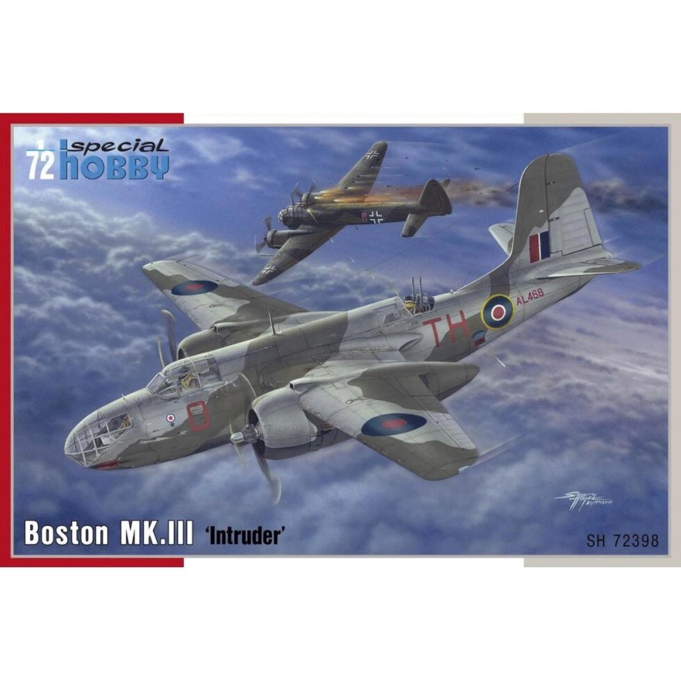 Boston MK. III Intruder. Збірна модель літака. 1/72 SPECIAL HOBBY 72398 від компанії Хоббінет - збірні моделі - фото 1