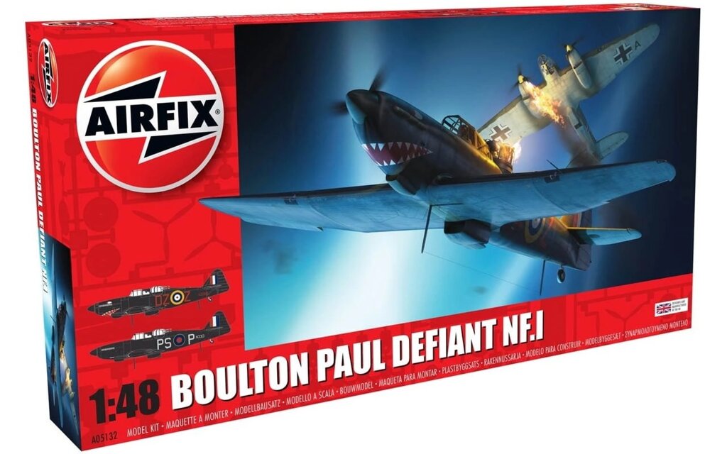 Boulton Paul Defiant NF.1. 1/48 AIRFIX 05132 від компанії Хоббінет - збірні моделі - фото 1