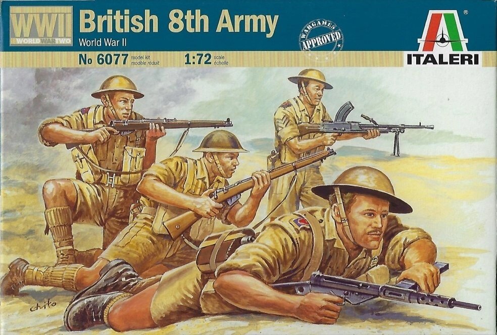 British 8th Army, World War II. 1/72 ITALERI 6077 від компанії Хоббінет - збірні моделі - фото 1