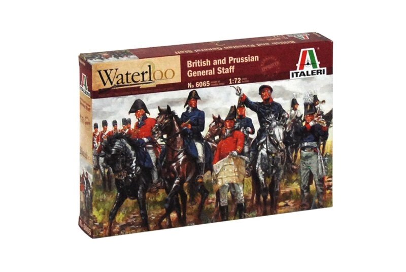 British and Prussian General Staff. Набір фігур в масштабі 1/72. ITALERI 6065 від компанії Хоббінет - збірні моделі - фото 1